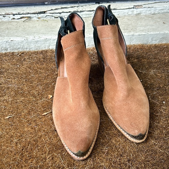 Jeffery Campbell Woodruff Cutout Ankle Booties Anthropologie Boho Sz 9 - Picture 5 of 16